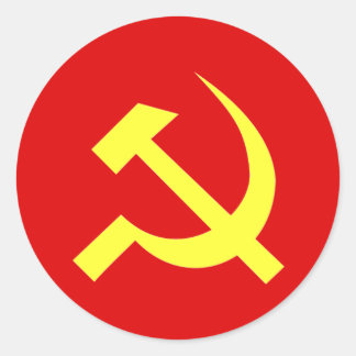 Flag der UdSSR - Angepasste Runder Aufkleber