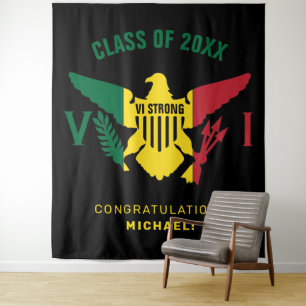 Flag der US-Jungfrau-Inseln, Gruppe der grünen Gel Wandteppich