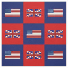 Flag der Vereinten Staaten, britische Flagge auf b