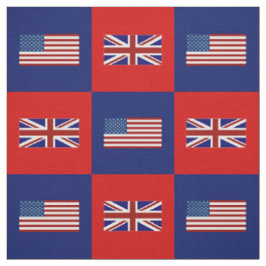 Flag der Vereinten Staaten, britische Flagge auf b Stoff
