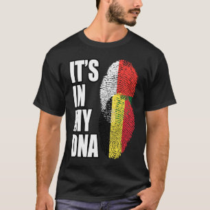 Flag des belgischen und madagassischen DNA-Erbes T-Shirt