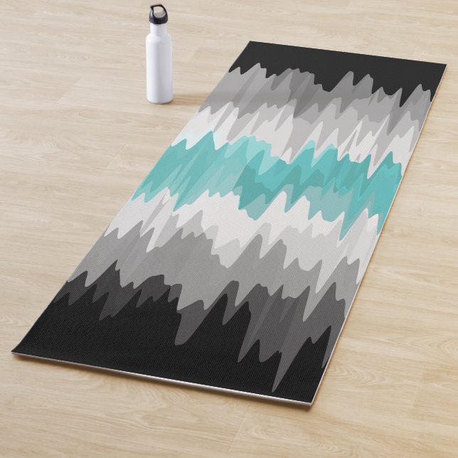 Flag des Boho Funky Wavy Abstrakt Libramaculine Pr Yogamatte (Beispiel)