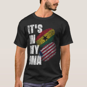 Flag des liberianischen und ghanaischen DNA-Mix T-Shirt