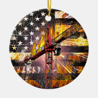 Flag des Turmkrans Keramik Ornament