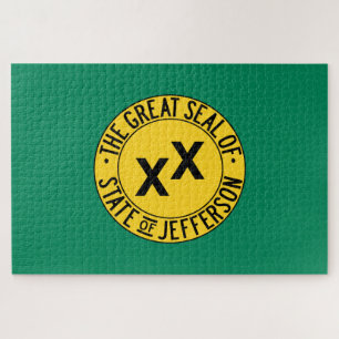 Flag des vorgeschlagenen US-Staat von Jefferson