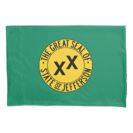 Flag des vorgeschlagenen US-Staat von Jefferson Kissenbezug