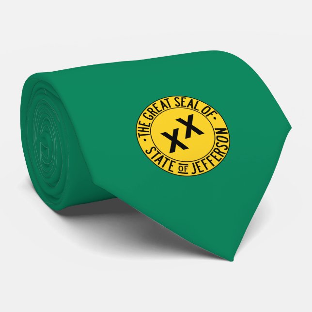 Flag des vorgeschlagenen US-Staat von Jefferson Krawatte (Gerollt)