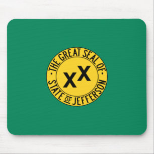 Flag des vorgeschlagenen US-Staat von Jefferson Mousepad