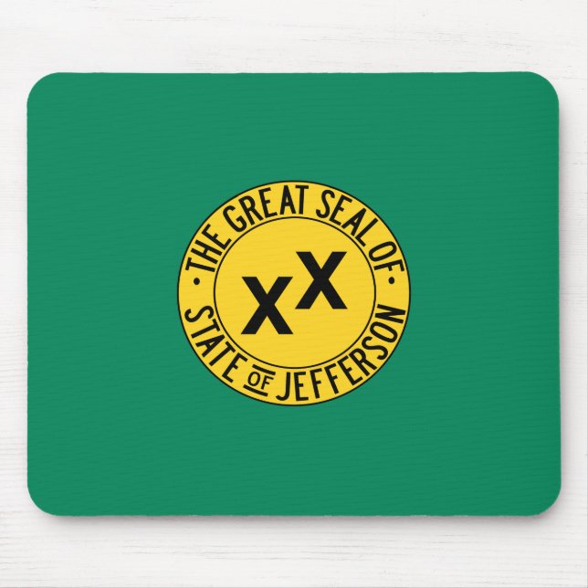 Flag des vorgeschlagenen US-Staat von Jefferson Mousepad (Vorne)