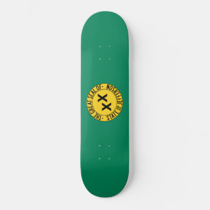 Flag des vorgeschlagenen US-Staat von Jefferson Skateboard