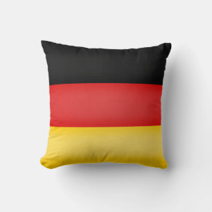 Flag Deutschland Schwarz Rot Gold Patriotische Far Kissen