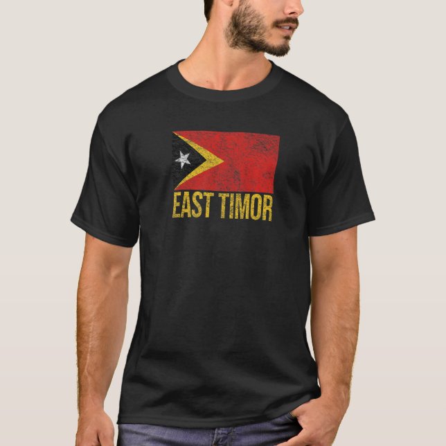 Flag Dili in Osttimor T-Shirt (Vorderseite)