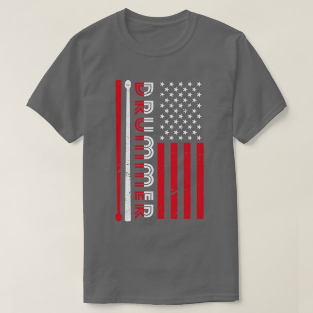 Flag Drummer T-Shirt (Design vorne)