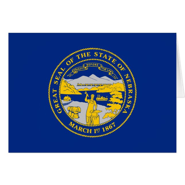 Flag du Nebraska (Devant horizontal)