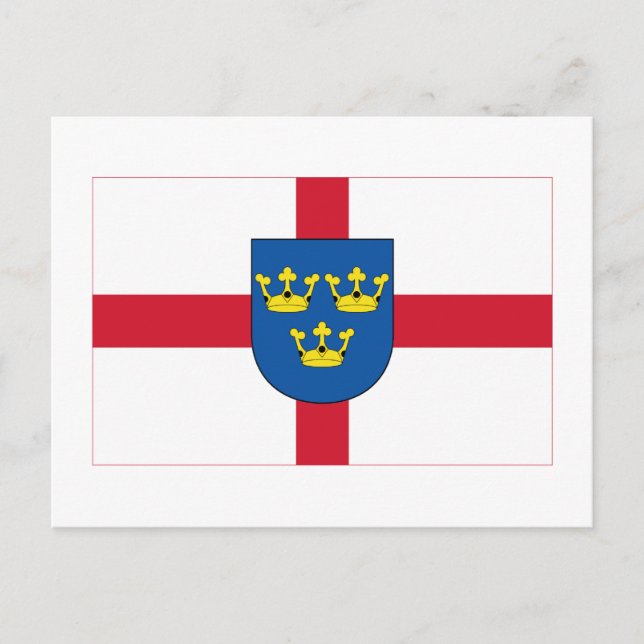 Flag East Anglia Postkarte (Vorderseite)