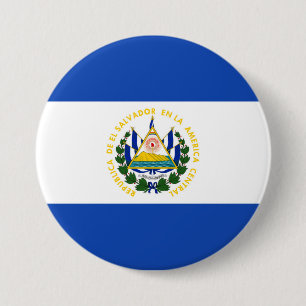 Flag El Salvador Button
