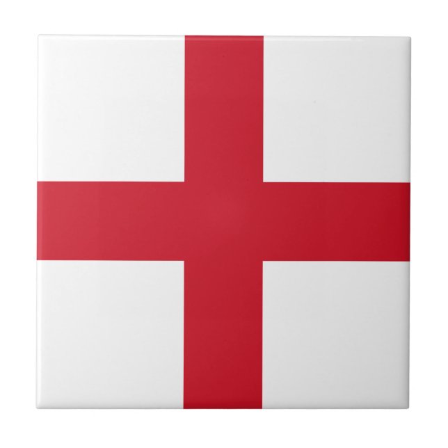 Flag England Keramik Tile Fliese (Vorderseite)