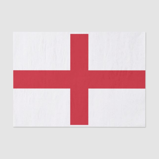 Flag England Tissue Paper Seidenpapier (Vorderseite)