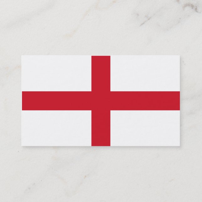 Flag England Visitenkarten Visitenkarte (Rückseite)