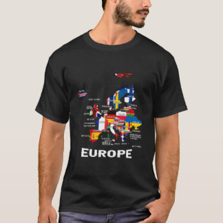 "Flag Europe Flags Map Europe" T-Shirt