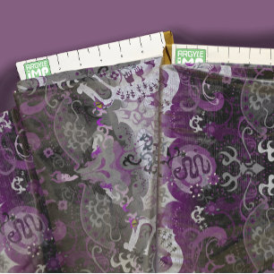 Flag-Farben für Asexual-Effekt Drachen-Damaske-Sto Stoff