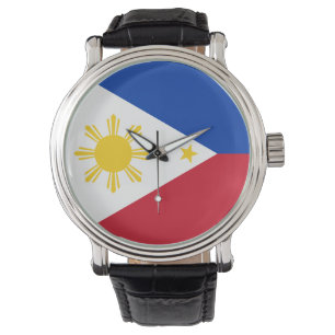 Flag Filipino Flag Philippinen Armbanduhr