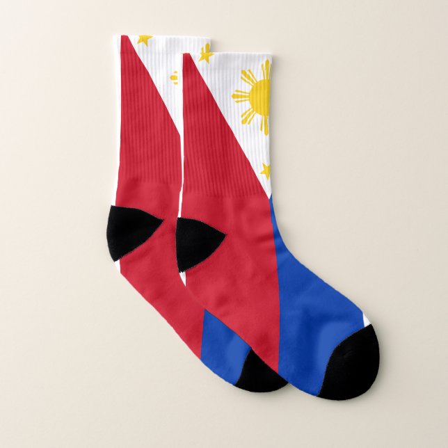 Flag Filipino Flag Philippinen Socken (Paar)