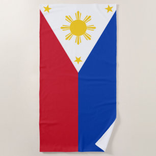 Flag Filipino Flag Philippinen Strandtuch