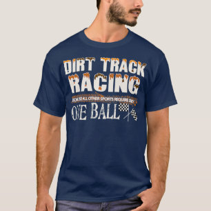 Flag-Flag-Design für den Schlag-Track-Racing T-Shirt