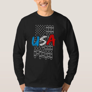 Flag Flag Fan der US-Skateboard-Flagge T-Shirt