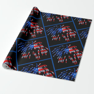 Flag-Flag-Papier Geschenkpapier