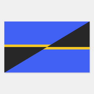Flag Folsom, Kalifornien Rechteckiger Aufkleber
