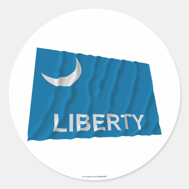 Flag Fort Moultrie Runder Aufkleber (Vorderseite)
