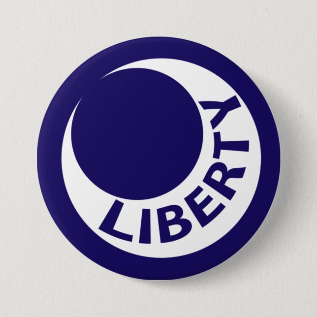 Flag Fort Moultrie, South Carolina Button (Vorderseite)