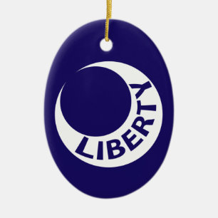 Flag Fort Moultrie, South Carolina Keramik Ornament