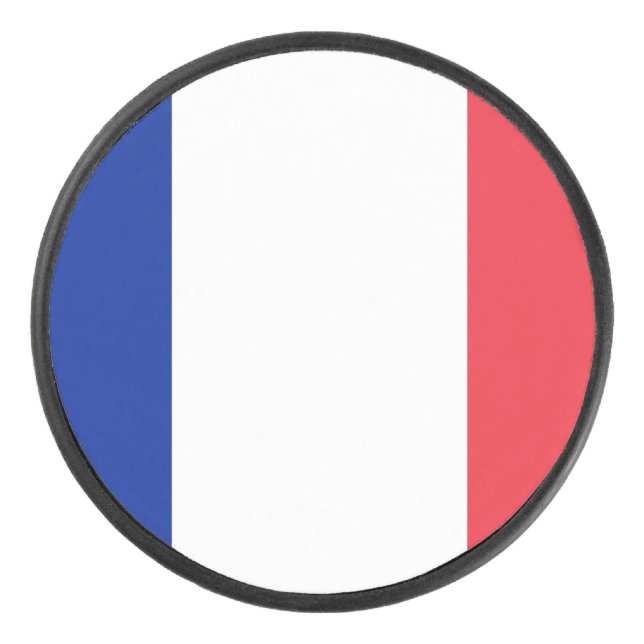 Flag France Hockey Puck (Vorderseite)