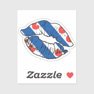 Flag "Friesland West Frisian Lipstick Liebe" Aufkleber