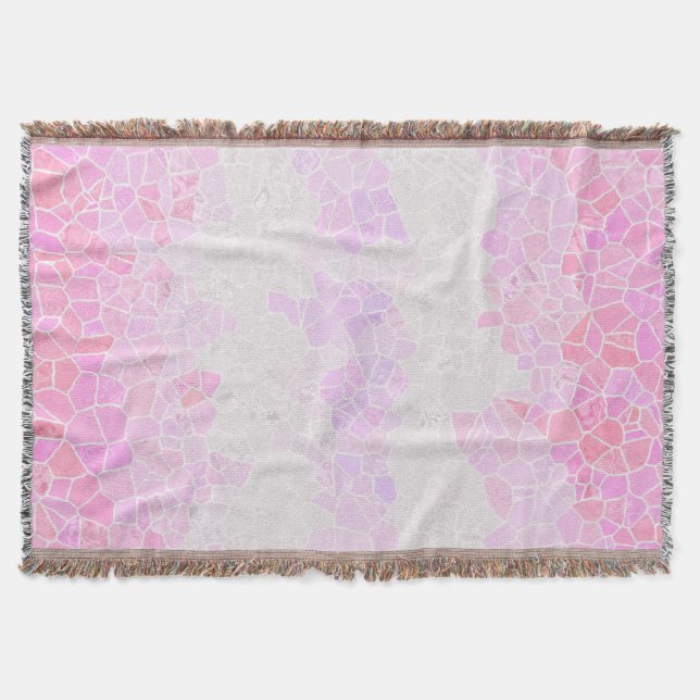 Flag Funky Boho Abstrakt Mosaik Pomosexuelle Decke (Vorderseite)