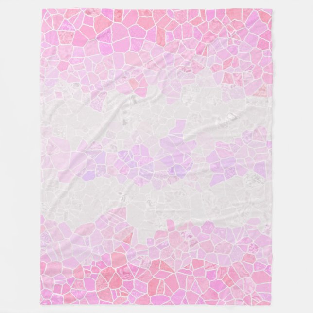 Flag Funky Boho Abstrakt Mosaik Pomosexuelle Fleecedecke (Vorderseite)