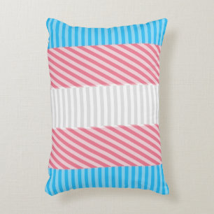 Flag "Funky Boho Stripe Abstrakt Transgender Pride Dekokissen