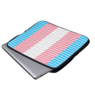 Flag "Funky Boho Stripe Abstrakt Transgender Pride Laptopschutzhülle