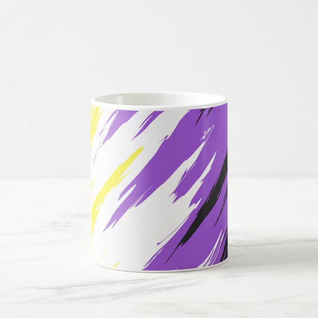 Flag für abstrakten nicht binären Prix Kaffeetasse (Mittel)