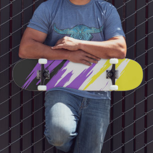 Flag für abstrakten nicht binären Prix Skateboard
