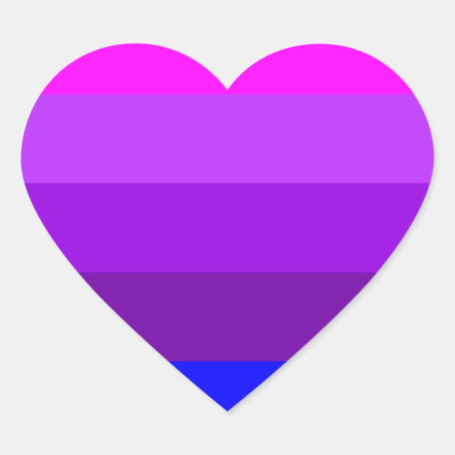 Flag für alternative Transgender-Priese Herz-Aufkleber (Vorderseite)