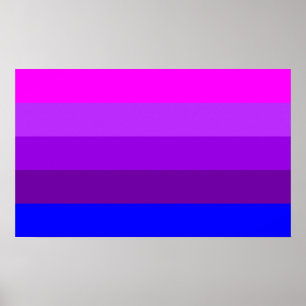 Flag für alternative Transgender-Priese Poster
