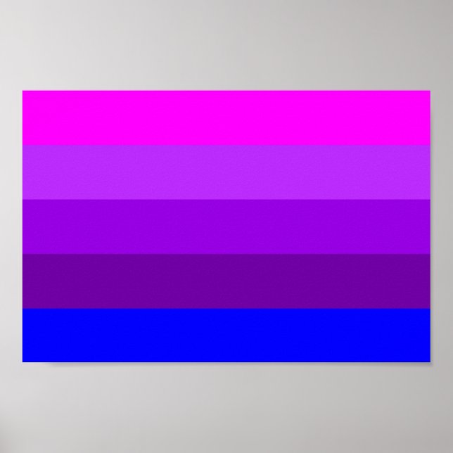 Flag für alternative Transgender-Priese Poster (Vorne)