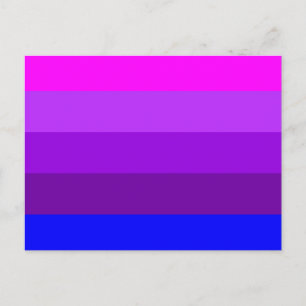 Flag für alternative Transgender-Priese Postkarte