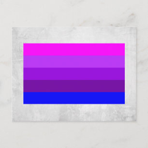 Flag für alternative Transgender-Priese Postkarte