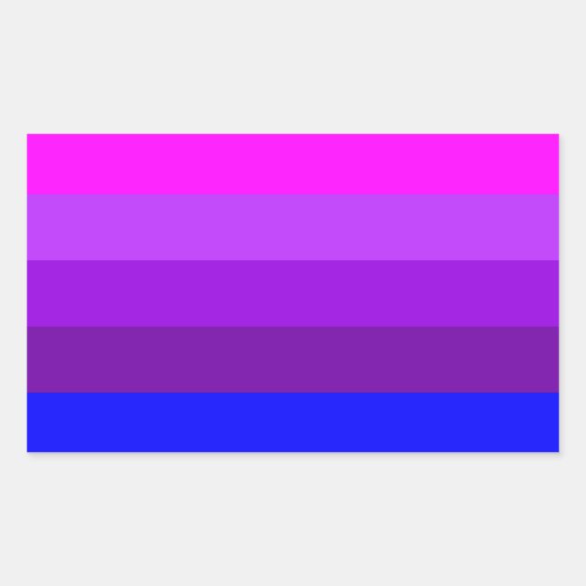 Flag für alternative Transgender-Priese Rechteckiger Aufkleber (Vorderseite)