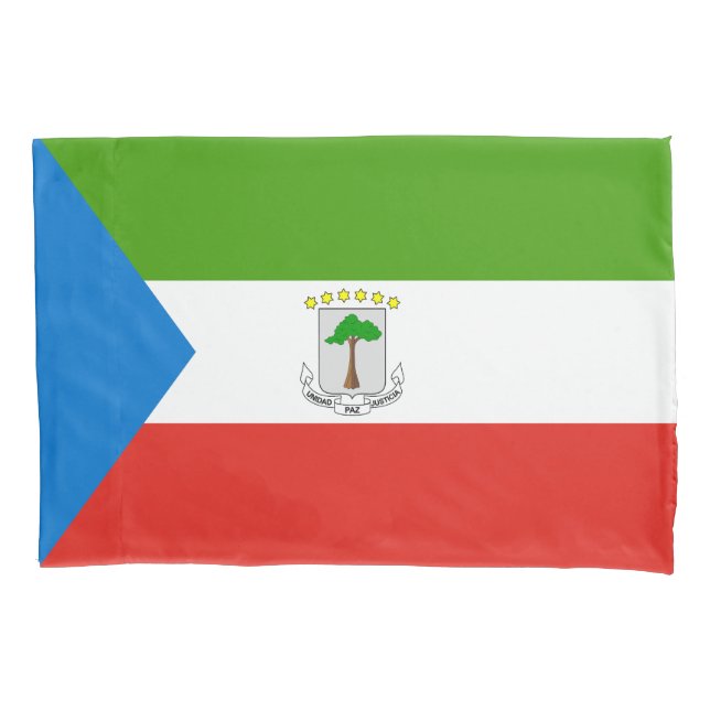 Flag für äquatoriale Guinea Kissenbezug (Vorderseite)